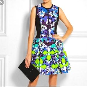 PETER PILOTTO Floral print Fit & Flare cocktail dress size 4 sleeveless wedding